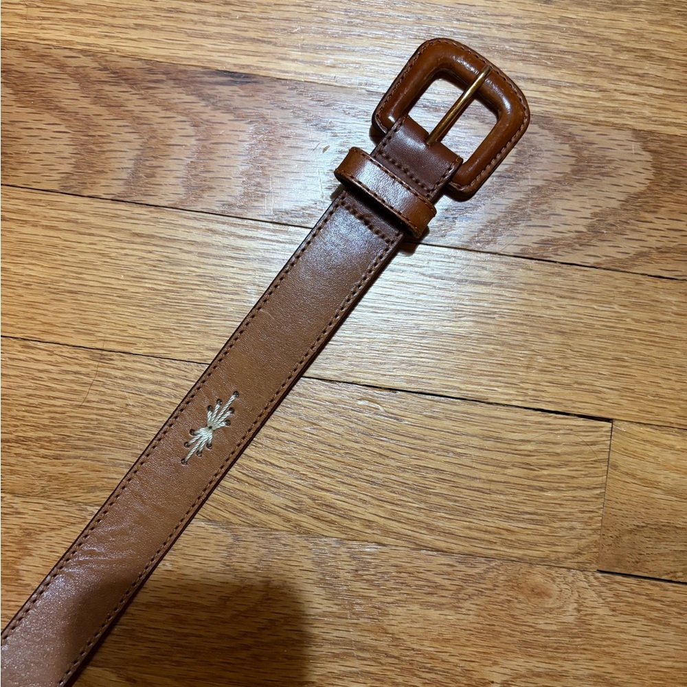 Brown Leather Women’s Belt